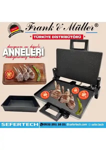 Frank & Müller Silex Elektrikli Izgara: Çok Yönlü ve Kullanışlı Modern Mutfak Aleti