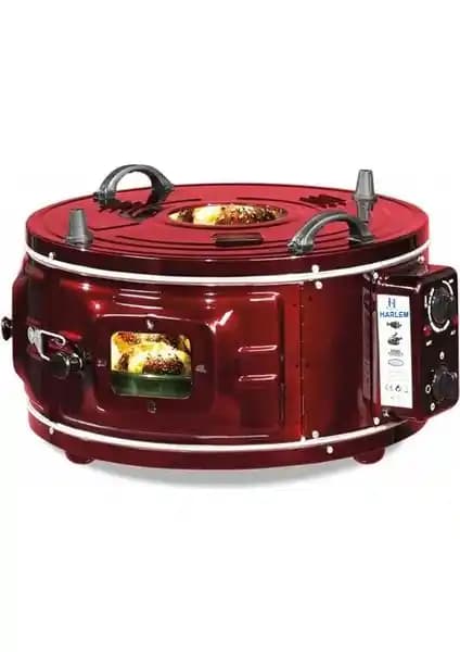 Harlem HF-327E Camlı Büyük Boy Davul Fırın: Dayanıklı ve Pratik Kullanım İçin Uygun
