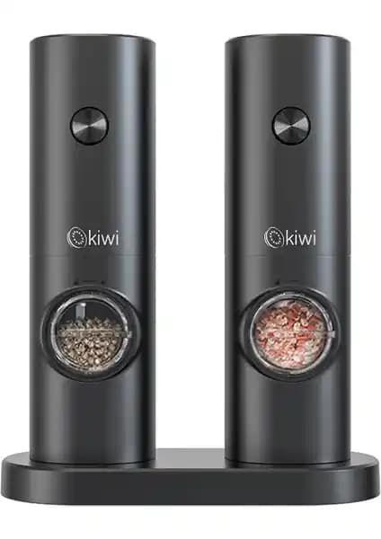 Kiwi Pilli Işıklı Tuz Karabiber Değirmeni: Modern ve Pratik Baharat Öğütücü Özellikleri
