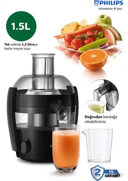 Philips Maksimum Meyve Suyu Sıkacağı: Kompakt ve Pratik Tasarımıyla Sağlıklı İçecekler
