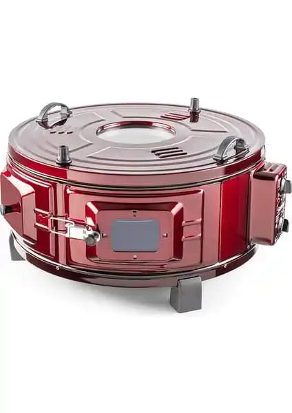 Şamdan Lüx Büyük Termostatlı Yuvarlak Döner Fırın 1000-T ile Pratik ve Verimli Pişirme Çözümleri