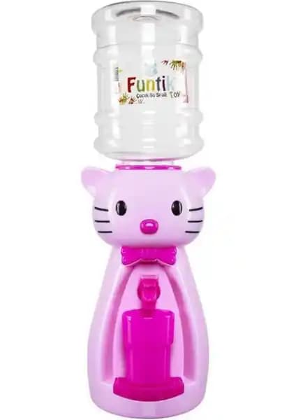 Teknotrust Funtik Kedi Çocuk Su Sebili Pembe: Sağlıklı ve Eğlenceli İçme Deneyimi