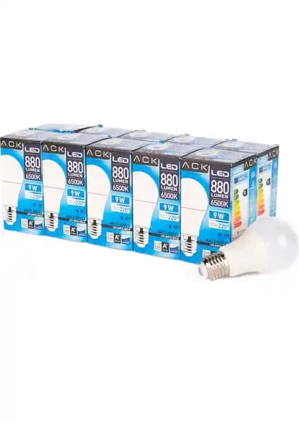 Ack 9W LED Ampul 6500K Beyaz E27 A60 ile Ack 20W Torch LED Ampul Karşılaştırması