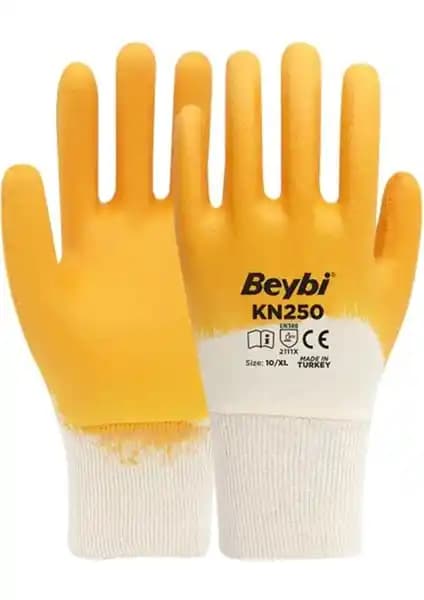 Beybi KN250 Pamuk Nitril Eldiven ile Beybi Pn7 Polyester Örme Nitril Eldiven Karşılaştırması