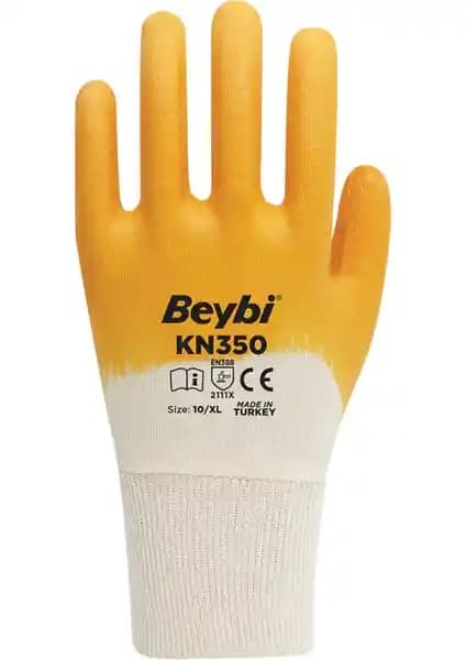 Beybi KN350 Pamuk-Nitril Eldiven ile Demir NSWG01 Sarı Nitril Eldivenlerin Karşılaştırması