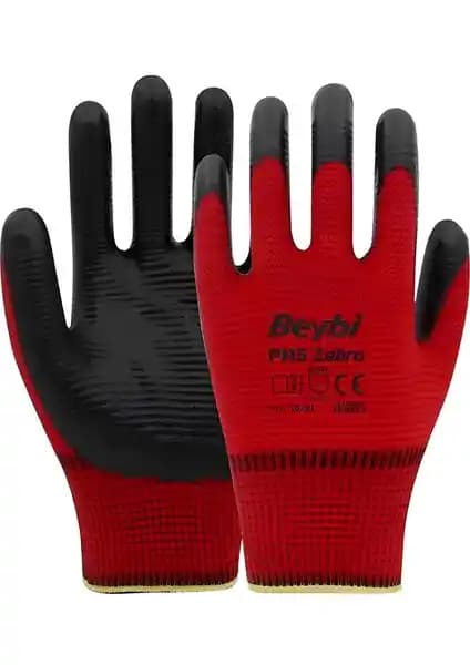 Beybi Zebra 10 Numara Kırmızı ile Özbay Nitril Yeşil Eldiven: Dayanıklılık ve Kimyasal Direnç Karşılaştırması