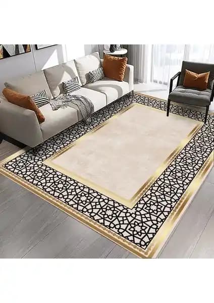 Faiend Sayısal Baskılı Yıkanabilir Halı ile West Home Halısı: Kaymaz Taban ve Bakım