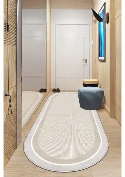 West Home Makinede Yıkanabilir Kaymaz Taban Bej Oval Halı ile Leke Tutmaz Salon Halısı Karşılaştırması