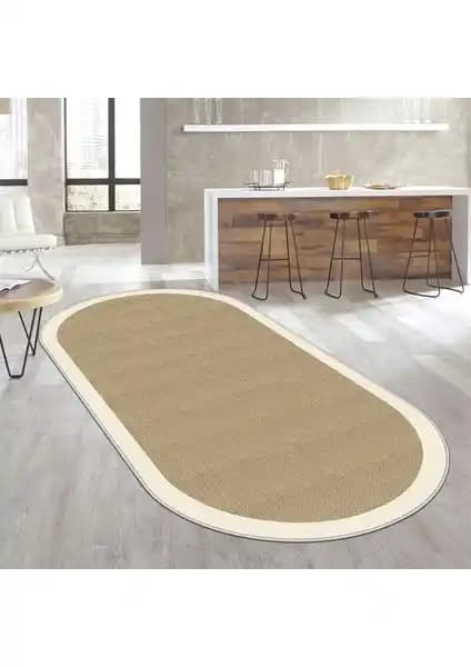 West Home Makinede Yıkanabilir Kaymaz Tabanlı Oval Yolluk Daire Kesimli Halı Karşılaştırması