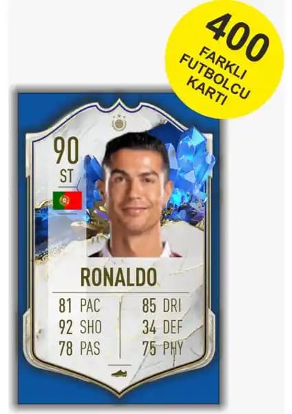 464 Farklı Futbolcu Kartı İçeren Minipoi Kutulu Koleksiyon Ürünü