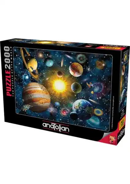 Anatolian 2000 Parça Güneş Sistemi Temalı Puzzle Yetişkinler İçin Zorlu ve Eğlenceli Aktivite