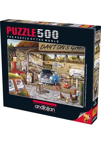 Anatolian 500 Parçalık Puzzle Garaj 3571: Zeka Geliştiren ve Aile Bağlarını Güçlendiren Eğlence