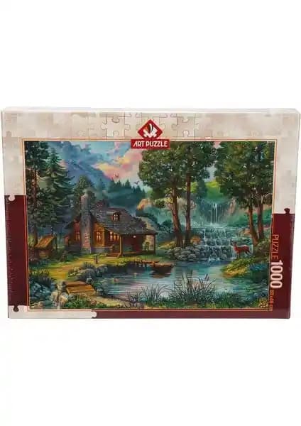 Art Puzzle 1000 Parça Masal Evi Puzzle: Detaylı ve Kaliteli Zeka Geliştirici Yapboz