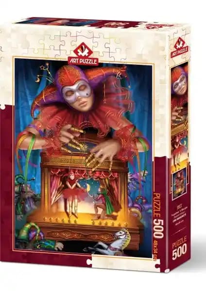 Art Puzzle Maskeli Kuklacı 500 Parça Puzzle Detaylı ve Kaliteli Yapısıyla Zihni Geliştirir
