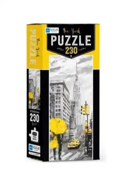 Blue Focus New York 230 Parça Puzzle: Zeka Geliştiren Eğlenceli ve Dayanıklı Yapboz Seti