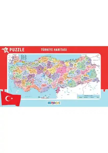 Blue Focus Türkiye Haritası Puzzle: Eğitici ve Eğlenceli Coğrafya Öğrenme Oyuncağı