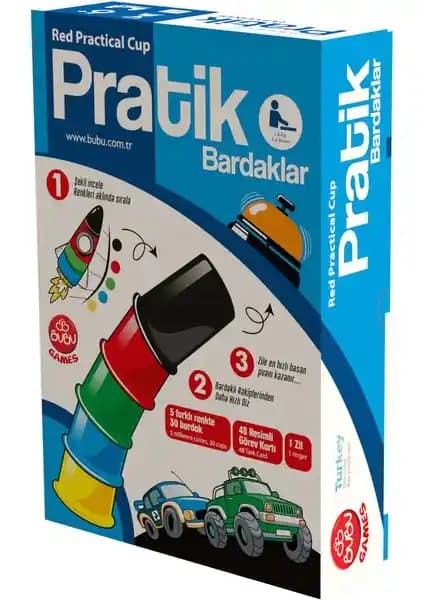 Bubu Pratik Bardaklar: Renkli ve Hızlı Reflekslerle Dolu Eğlenceli Masa Oyunu