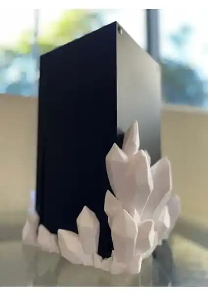 Dlc 3D Design Kristal Stand Xbox Series X için şık ve dayanıklı aksesuarlar