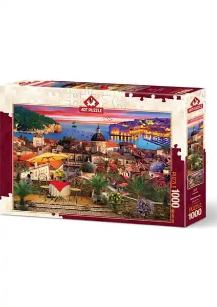 Dubrovnik Manzaralı 1000 Parça Art Puzzle Detaylı ve Yüksek Kaliteli Tasarım