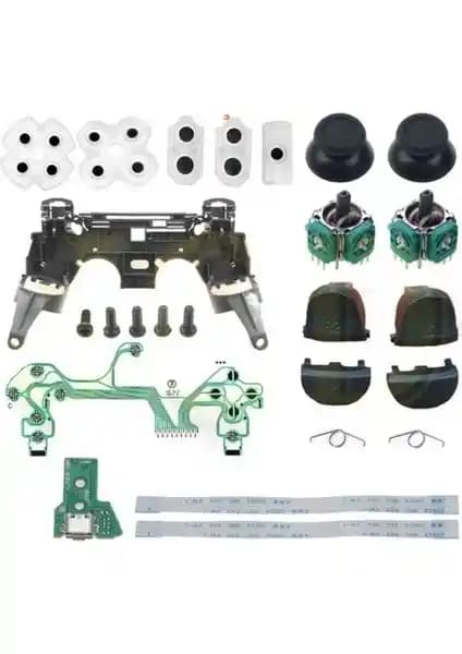Feza JDM-055 V2 İç Kol Parçaları PlayStation 4 için Yüksek Kaliteli Yedek Parça Seti