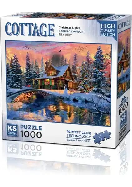 KS Games Christmas Lights 1000 Parça Puzzle: Yüksek Kalite ve Sürdürülebilirlik ile Noel Teması