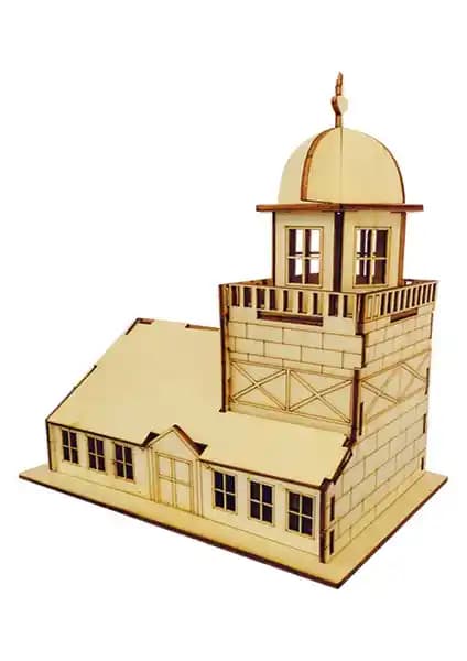 Kumtoys Büyük Ahşap Kız Kulesi Modeli: Çocuklar ve Koleksiyoncular İçin Dayanıklı Tasarım