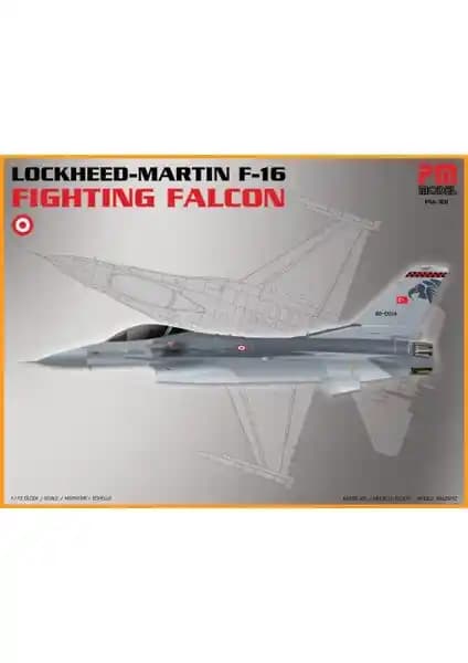 Lockheed Martin F-16 Fighting Falcon Model Uçak Maket Kiti 1/72 Ölçekli Plastik Demonte Seti