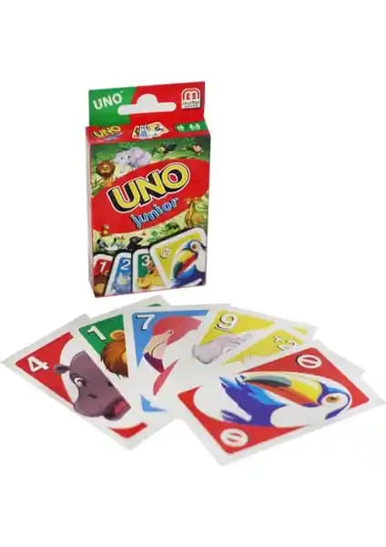 Mattel Uno Junior: Renkli ve Eğlenceli Çocuklar İçin Basit Aile Kart Oyunu