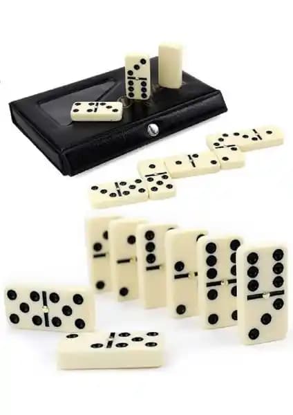 Miajima Fildişi Seramik Büyük Boy Domino Taşı Seti Estetik ve Kullanım Kolaylığıyla Öne Çıkar