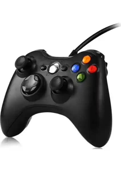 Microsoft Xbox 360 Kablolu Oyun Kolu PC Uyumlu Dayanıklı ve Ergonomik Kontrol Cihazı
