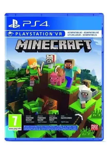 Minecraft Starter Collection PS4 için VR Uyumlu ve Çok Modlu Oyun Deneyimi