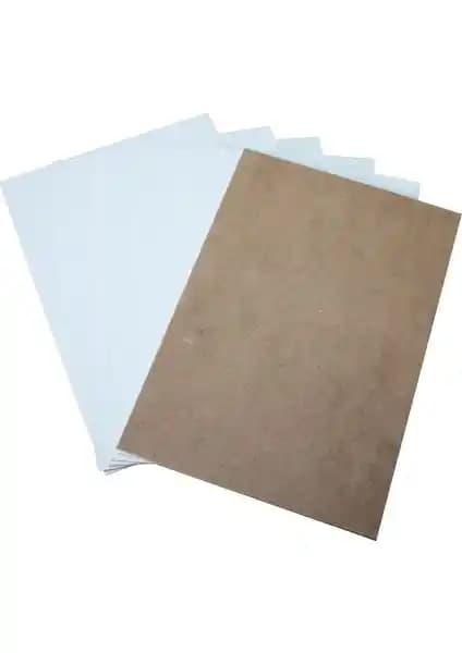 Mobilreyon 5'li A3 Ebat 4 mm Beyaz MDF Duralit Ofis ve Eğitim İçin Kullanışlı Saklama Çözümü