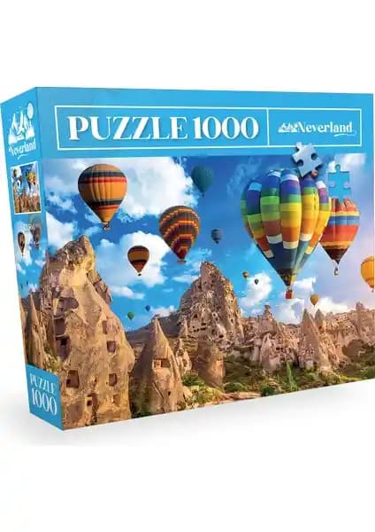 Neverland Kapadokya Manzaralı 1000 Parça Puzzle Detaylı ve Dayanıklı Tasarım