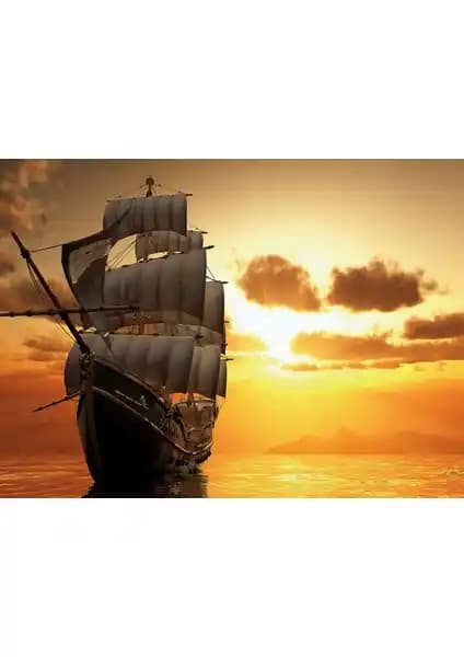 Nova Puzzle 1000 Parça Deniz ve Seyahat Temalı Dayanıklı Puzzle Türkiye Üretimi