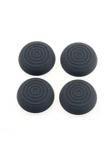 PS4 Analog Koruyucu Silikon Siyah Daire: Ergonomik ve Kaymaz Oyun Kontrolcü Kılıfı