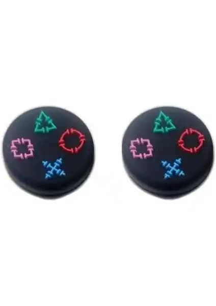 Ps5 ve Ps4 İçin Şık ve Dayanıklı Analog Koruyucu Playstation Logo Tasarımıyla