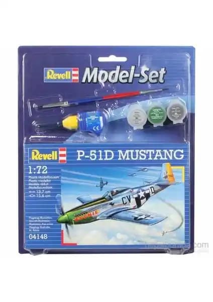 Revell P-51D Mustang Model Seti 1:72 Ölçekli Detaylı Hobi ve Koleksiyon Ürünü