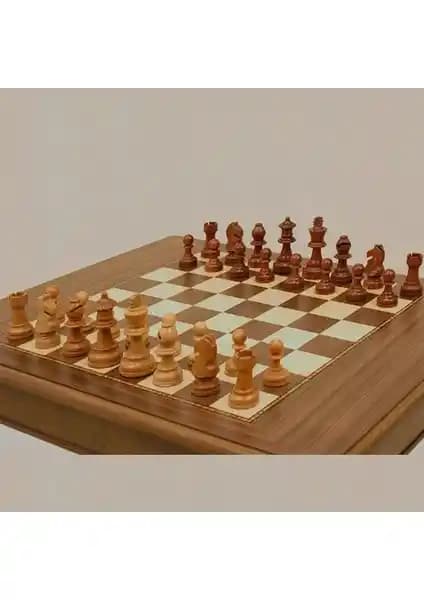 Satranç Ahşap Satranç Taşları Şah Boyu 95 mm ile Zarafet ve Stratejinin Buluşması