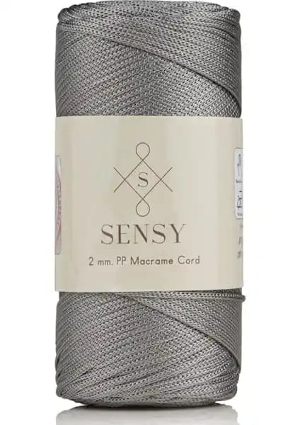 Sensy Premium Polyester Makrome İpi 2 mm 200 gr Çok Yönlü ve Dayanıklı Hobi Malzemesi
