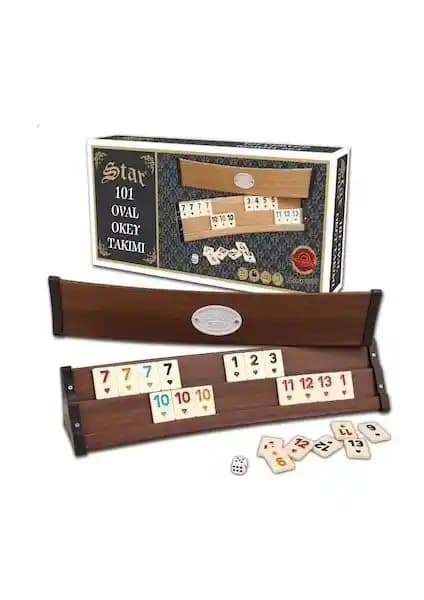 Star 101 Oval Okey Takımı: Kaliteli ve Dayanıklı Oyun Seti ile Eğlenceyi Artırın