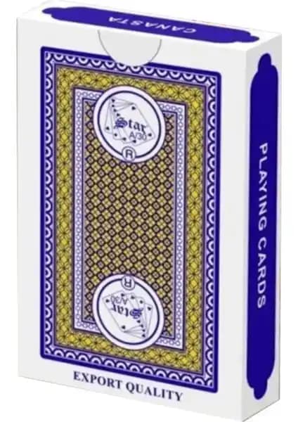 Star İskambil Oyun Kağıdı 52 Kart Tek Deste Dayanıklı ve Uzun Ömürlü Kartlar