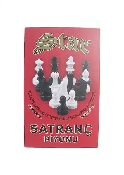Star Oyun Büyük Boy Plastik Satranç Taşlarıyle Stratejik Eğlence Deneyimi