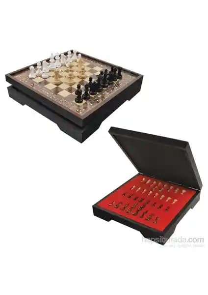 Star VIP Satranç Takımı Ceviz Büyük: Estetik ve Fonksiyonel Satranç Seti