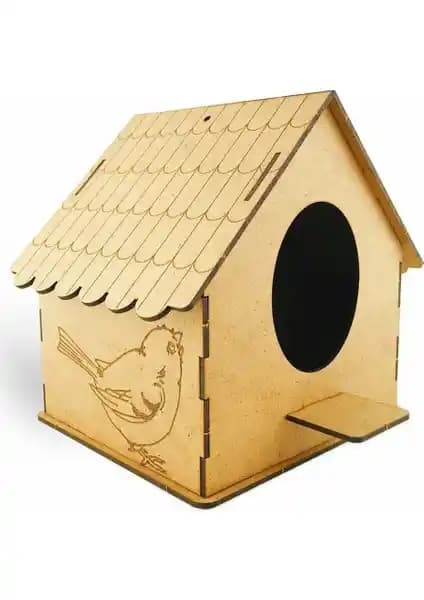 Südor Wood Ahşap Kendin Yap Maket Kuş Evi: Çocuklar İçin Eğlenceli ve Öğretici Aktivite