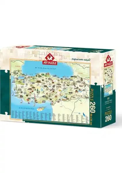 Türkiye'nin Kültürel Zenginliklerini Yansıtan 260 Parça Puzzle Seti