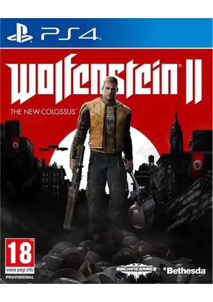 Wolfenstein II: The New Colossus PS4 için aksiyon ve FPS türünde yoğun savaş deneyimi