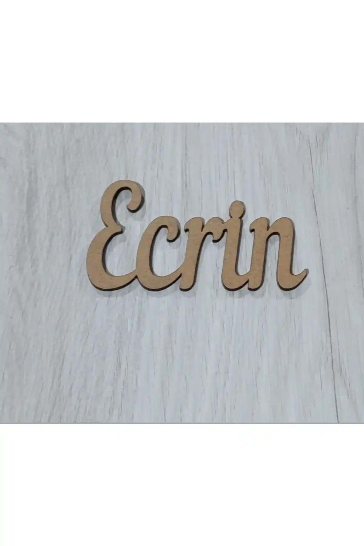 ARSERGROUP Küçük Ahşap İsim 15x10 cm: Tek Parça, Doğal Ahşap ve Kişiselleştirme