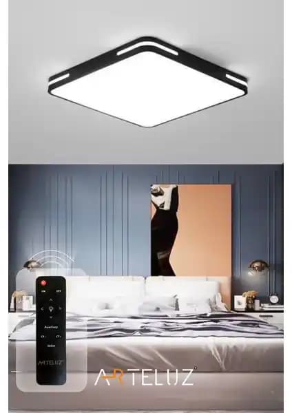 Arteluz Kare Model Modern Plafonyer Avize: Dahili LED, Çok Modlu Aydınlatma Seçenekleri