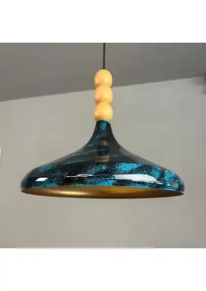 Bamyum Okyanus Champion Ahşap Boncuklu Tekli Avize: Tasarım ve Aydınlatma Analizi