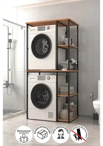 Bofigo Çamaşır ve Kurutma Makinesi Dolabı: Modern Banyolara Şık ve Fonksiyonel Depolama